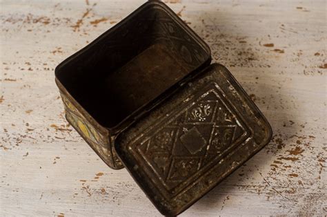 antique metal boxes|vintage metal boxes.